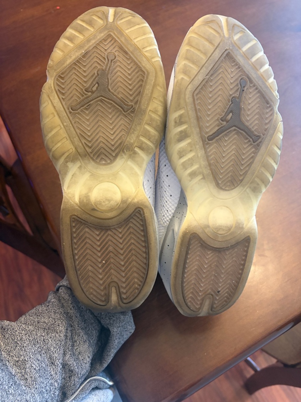 Men’s Jordan White and Black High-Top Sneakers - Picture 4 of 4
